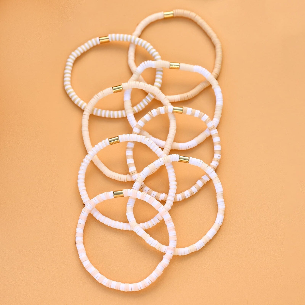 Leche Stretch Bracelet Set of 8