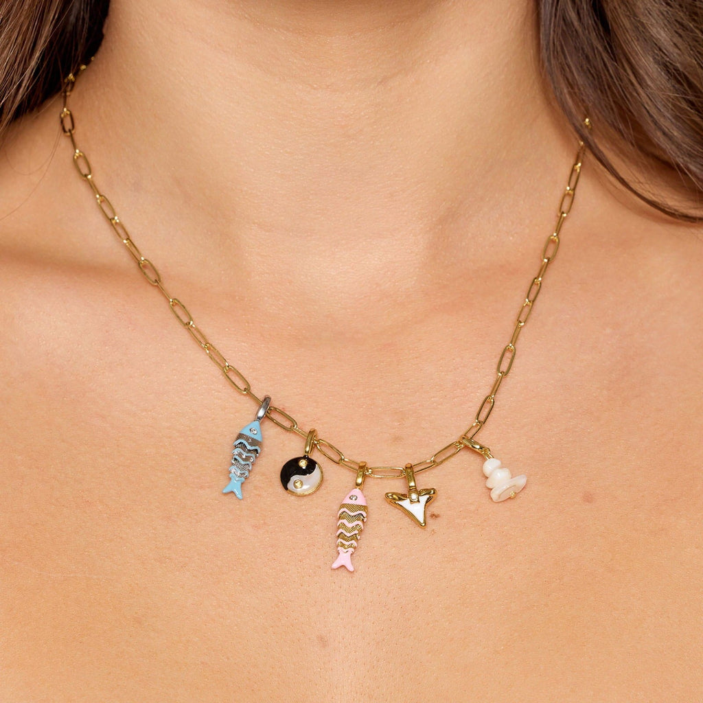 Harper Gemstone Chip Charm