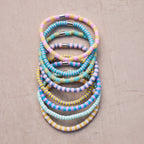 Vacation Vibes Bright Stretch Bracelet Set of 8